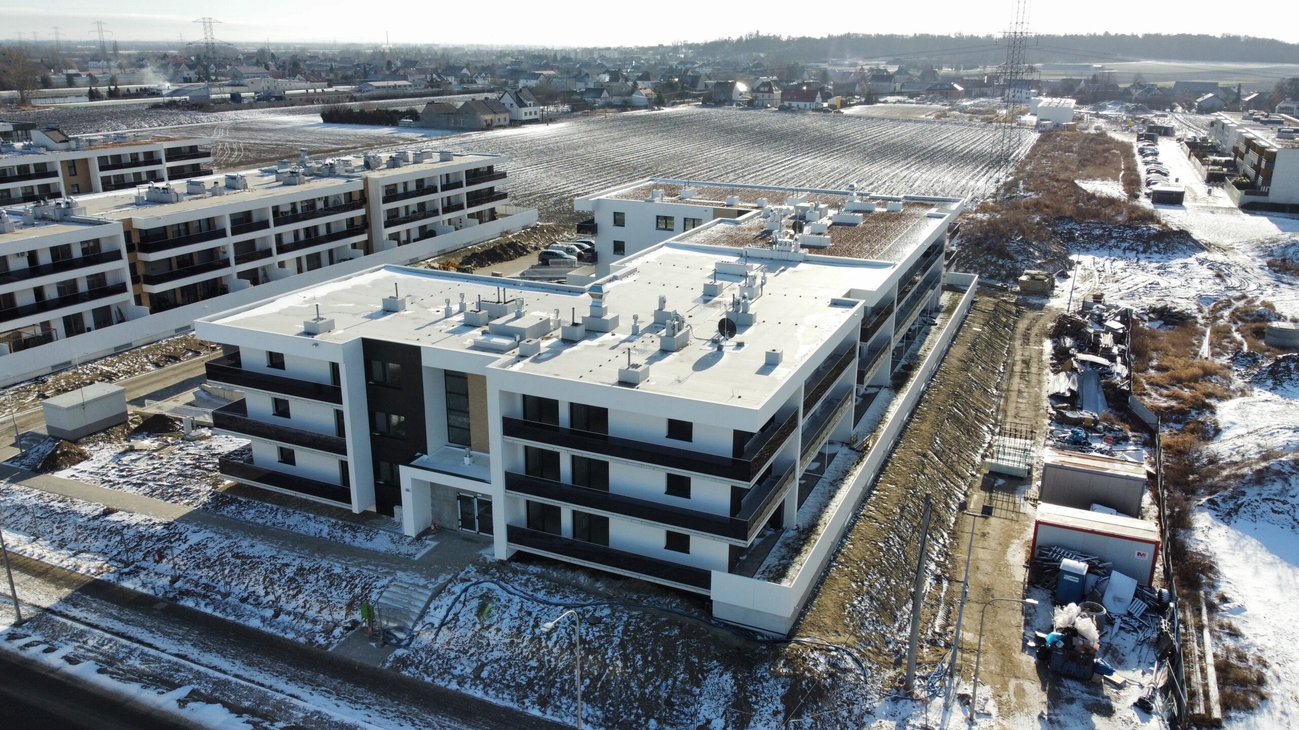 Dziennik budowy – w zimowej scenerii